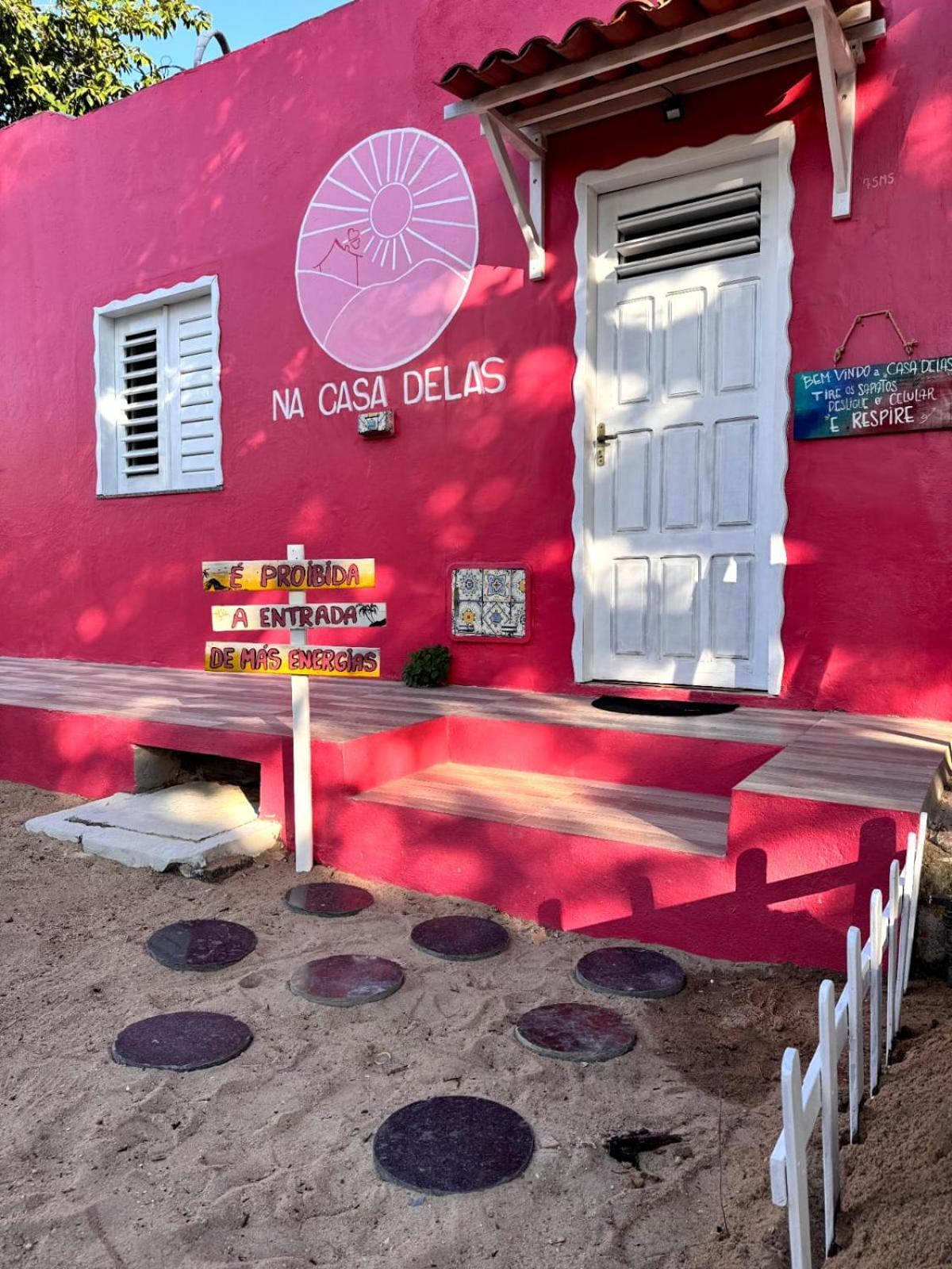 Na Casa Delas Jeri - CASA COM CHURRASQUEIRA PARA REVEILLON 2023 NA VILA DE JERI Jijoca de Jericoacoara Exterior foto